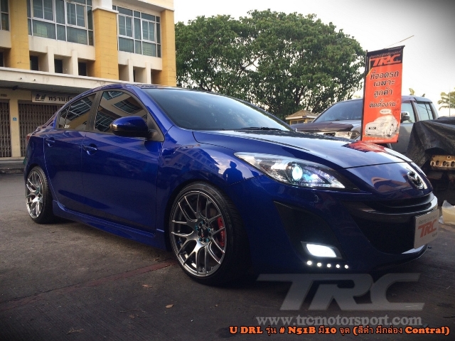 DRL MAZDA3 2011 4D รุ่น #N51B มี 10 จุด (สีดำ มีกล่อง Contral)